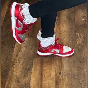 NWT - NIKE Dunk Low “UNLV Satin Red” Women’s Size: 7